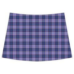 Purple Plaid Tartan 1 Kids  Midi Sailor Dress from ArtsNow.com Front Skirt