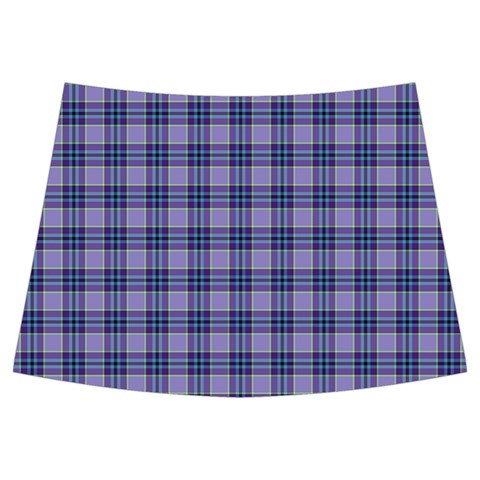 Purple Plaid Tartan 1 Kids  Midi Sailor Dress from ArtsNow.com Back Skirt