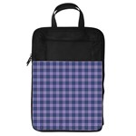 Purple Plaid Tartan 1 Foldable Shoe Storage Bag