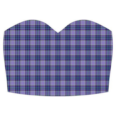 Purple Plaid Tartan 1 Knee Front Top