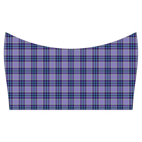 Purple Plaid Tartan 1 Knee Back Top