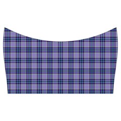 Purple Plaid Tartan 1 Knee Back Top