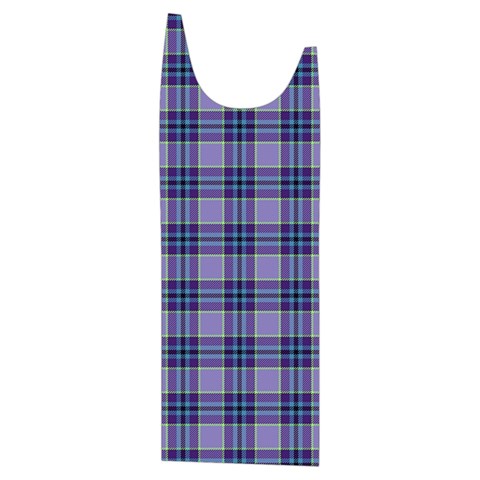 Purple Plaid Tartan 1 Kids  Stylish Hooded Puffer Vest from ArtsNow.com Front Left Side