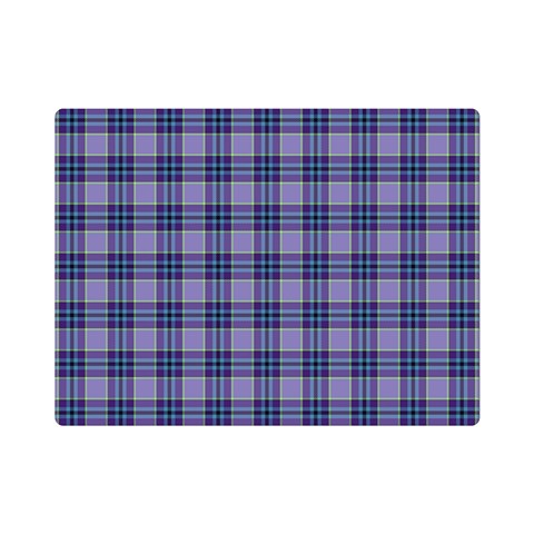 Purple Plaid Tartan 1 Premium Plush Fleece Blanket (Mini) from ArtsNow.com 35 x27  Blanket Front