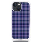 Purple Plaid Tartan 1 iPhone 13 mini TPU UV Print Case