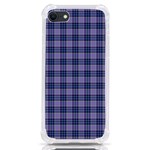 Purple Plaid Tartan 1 iPhone SE