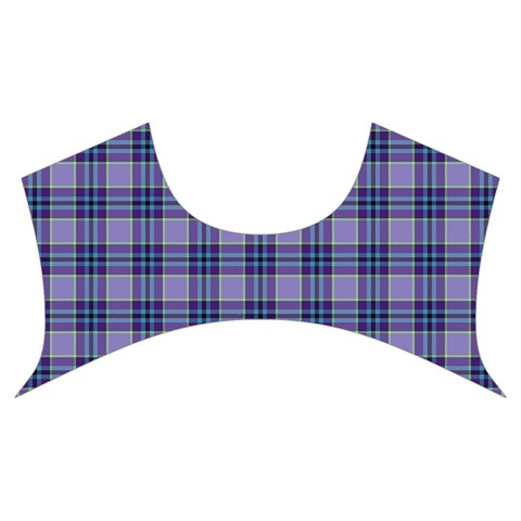 Purple Plaid Tartan 1 Women s Cut Out Long Sleeve T Front Top