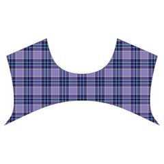 Purple Plaid Tartan 1 Women s Cut Out Long Sleeve T Front Top