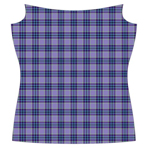 Purple Plaid Tartan 1 Women s Cut Out Long Sleeve T Front