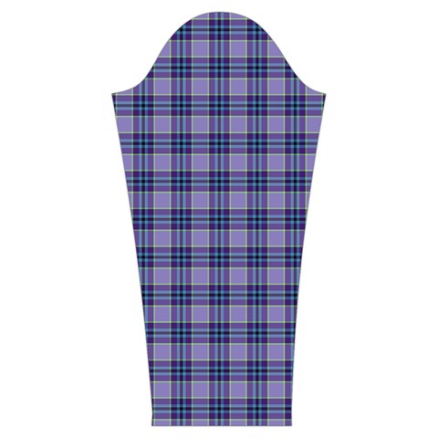 Purple Plaid Tartan 1 Women s Cut Out Long Sleeve T Sleeve Left