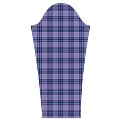 Purple Plaid Tartan 1 Women s Cut Out Long Sleeve T Sleeve Left