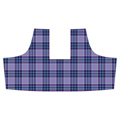 Purple Plaid Tartan 1 Men s Side Zip Front Pouch Ski And Snowboard Bib Pants	 from ArtsNow.com Front