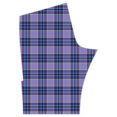 Purple Plaid Tartan 1 Men s Side Zip Front Pouch Ski And Snowboard Bib Pants	 from ArtsNow.com Back Left