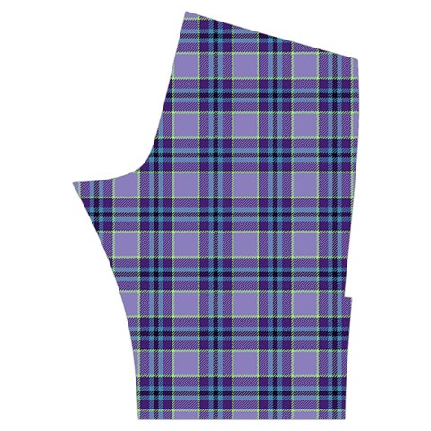 Purple Plaid Tartan 1 Men s Side Zip Front Pouch Ski And Snowboard Bib Pants	 from ArtsNow.com Back Right