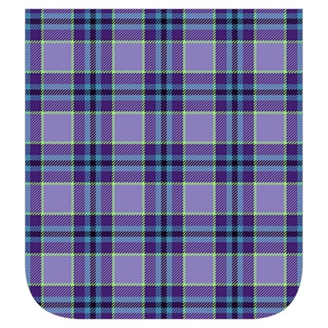 Purple Plaid Tartan 1 Men s Side Zip Front Pouch Ski And Snowboard Bib Pants	 from ArtsNow.com Right Pocket