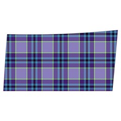 Purple Plaid Tartan 1 Men s Side Zip Front Pouch Ski And Snowboard Bib Pants	 from ArtsNow.com Front Left