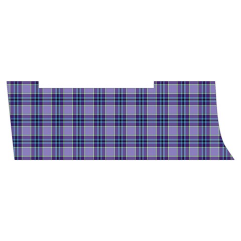 Purple Plaid Tartan 1 Men s Side Zip Front Pouch Ski And Snowboard Bib Pants	 from ArtsNow.com Waistband Right