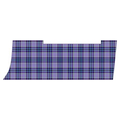 Purple Plaid Tartan 1 Men s Side Zip Front Pouch Ski And Snowboard Bib Pants	 from ArtsNow.com Waistband Left