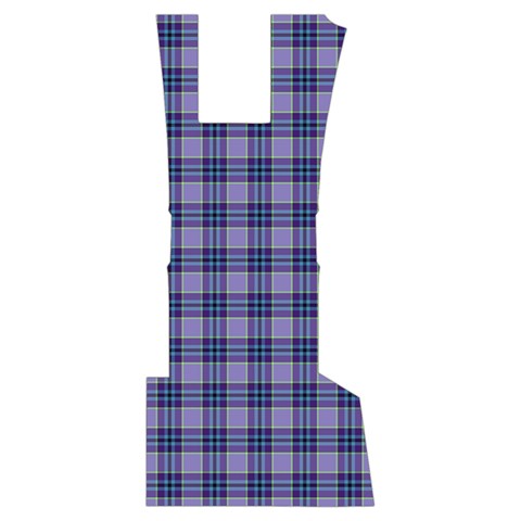 Purple Plaid Tartan 1 Men s Side Zip Front Pouch Ski And Snowboard Bib Pants	 from ArtsNow.com Front Bottom Right