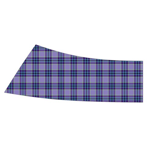 Purple Plaid Tartan 1 Men s Side Zip Front Pouch Ski And Snowboard Bib Pants	 from ArtsNow.com Waistband Back Right