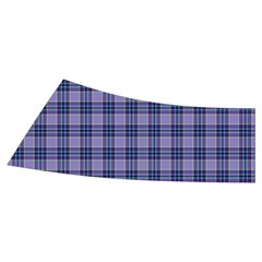 Purple Plaid Tartan 1 Men s Side Zip Front Pouch Ski And Snowboard Bib Pants	 from ArtsNow.com Waistband Back Right