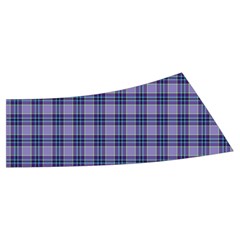 Purple Plaid Tartan 1 Men s Side Zip Front Pouch Ski And Snowboard Bib Pants	 from ArtsNow.com Waistband Back Left