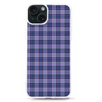 Purple Plaid Tartan 1 iPhone 15 TPU UV Print Case