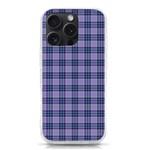 Purple Plaid Tartan 1 iPhone 15 Pro TPU UV Print Case