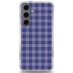 Purple Plaid Tartan 1 Samsung Galaxy S24 6.2 Inch TPU UV Case