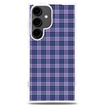 Purple Plaid Tartan 1 Samsung Galaxy S24 Plus 6.7 Inch TPU UV Case