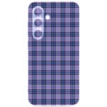 Purple Plaid Tartan 1 Samsung Galaxy S24 6.2 Inch Black TPU UV Case