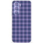 Purple Plaid Tartan 1 Samsung Galaxy S24 Plus 6.7 Inch Black TPU UV Case