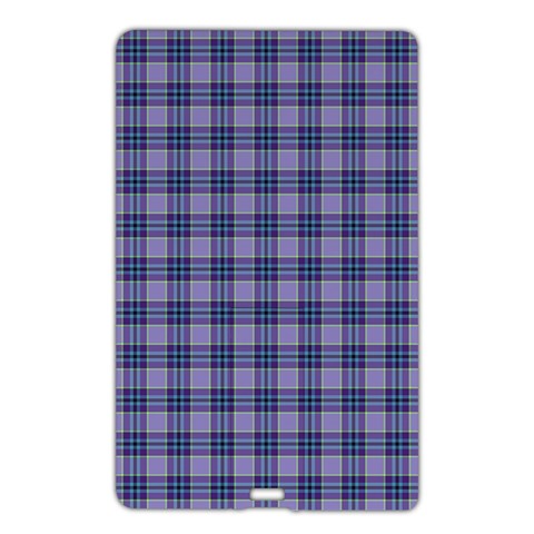 Purple Plaid Tartan 1 Name Card Style USB Flash Drive from ArtsNow.com Front