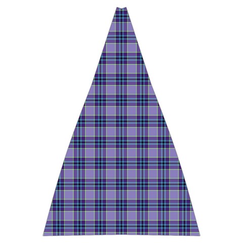 Purple Plaid Tartan 1 Automatic Folding Umbrella with Case (Large) from ArtsNow.com 13.71 x19.92  Umbrella - 1