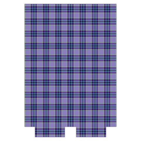 Purple Plaid Tartan 1 Automatic Folding Umbrella with Case (Large) from ArtsNow.com Case