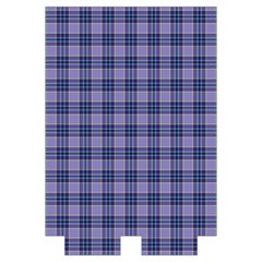 Purple Plaid Tartan 1 Automatic Folding Umbrella with Case (Large) from ArtsNow.com Case