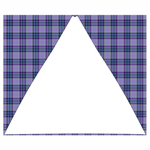 Purple Plaid Tartan 1 Automatic Folding Umbrella with Case (Small) from ArtsNow.com 19.98 x16.78  Umbrella - 1