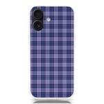 Purple Plaid Tartan 1 iPhone 16 TPU UV Print Case