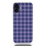 Purple Plaid Tartan 1 iPhone 16 Plus TPU UV Print Case