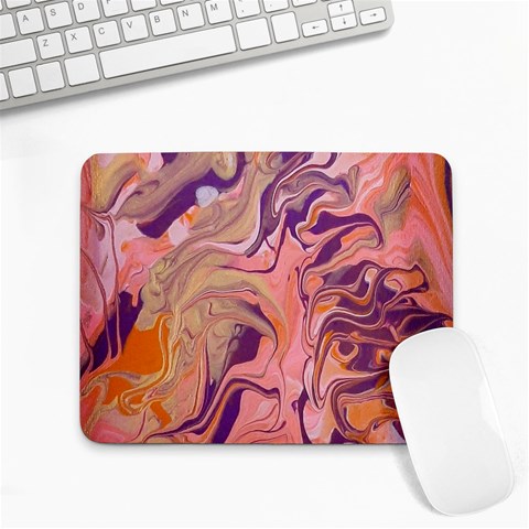 Pink ribbon Small Mousepad from ArtsNow.com Front