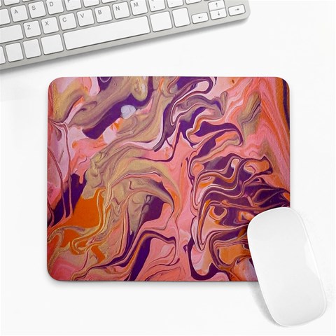 Pink ribbon Large Mousepad from ArtsNow.com Front