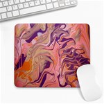 Pink ribbon Large Mousepad