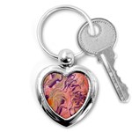 Pink ribbon Key Chain (Heart)