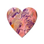 Pink ribbon Heart Magnet