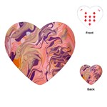 Pink ribbon Playing Cards Single Design (Heart)