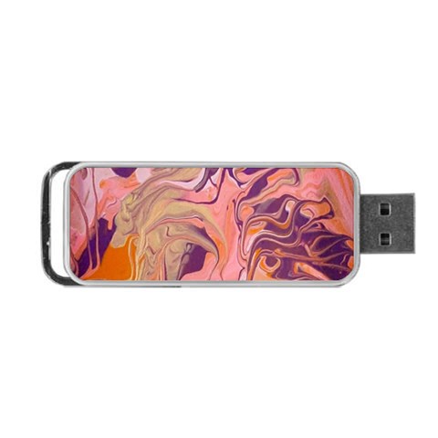 Pink ribbon Portable USB Flash (One Side) from ArtsNow.com Front