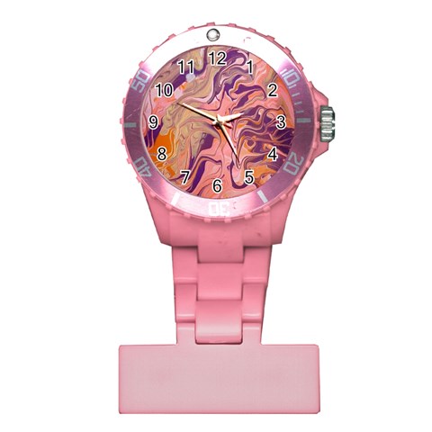 Pink ribbon Plastic Nurses Watch from ArtsNow.com Front