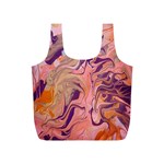 Pink ribbon Full Print Recycle Bag (S)