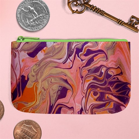 Pink ribbon Large Coin Purse from ArtsNow.com Front