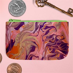 Pink ribbon Large Coin Purse from ArtsNow.com Front